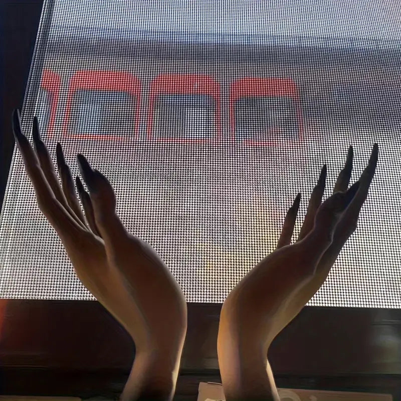 2-Piece Hand Bookends - Resin Decor