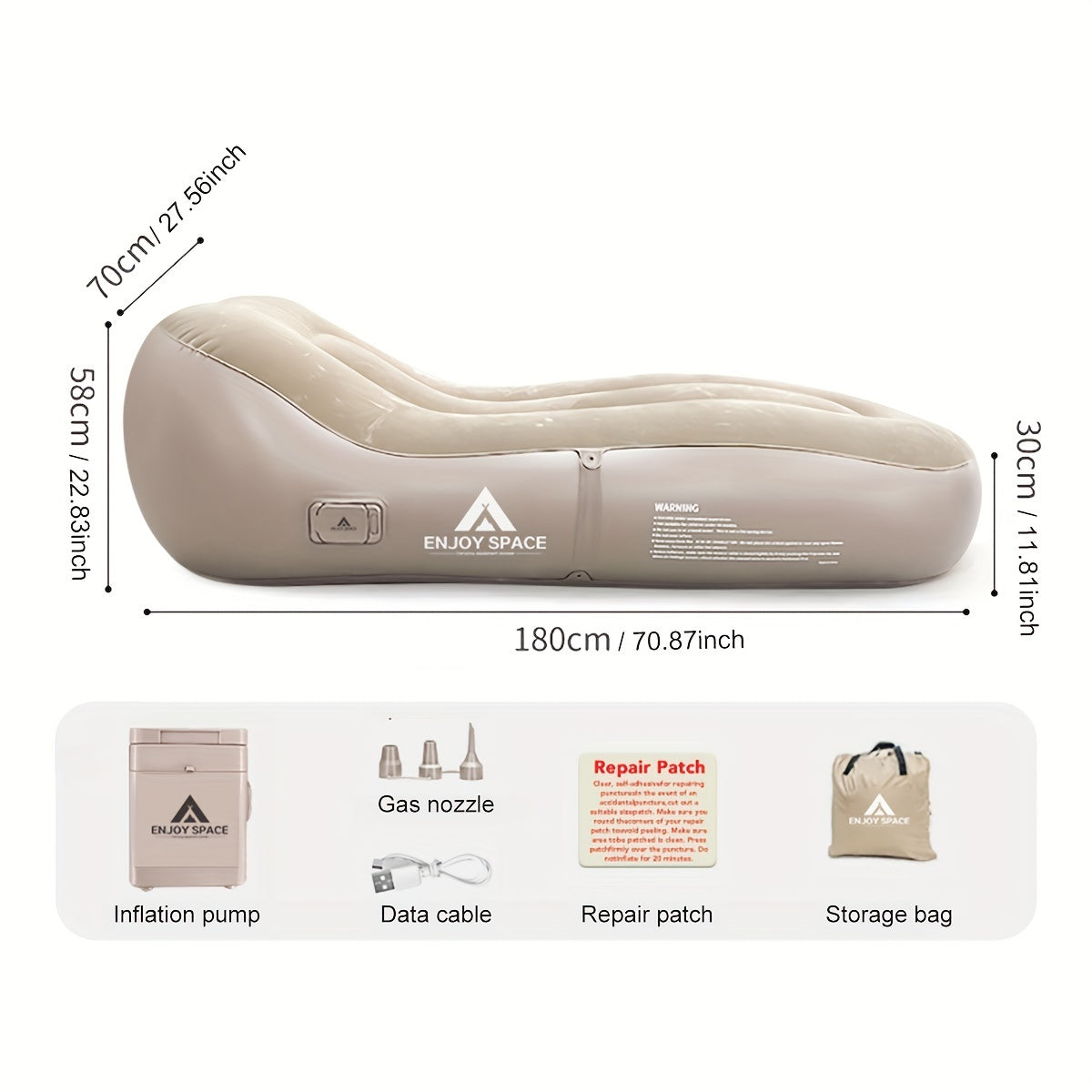 Camping Sofa Recliner Portable Air Lounger