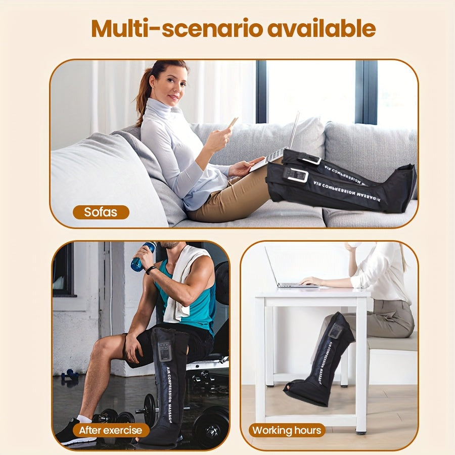 Air Wave Leg Massager with 3D Compression Therapy