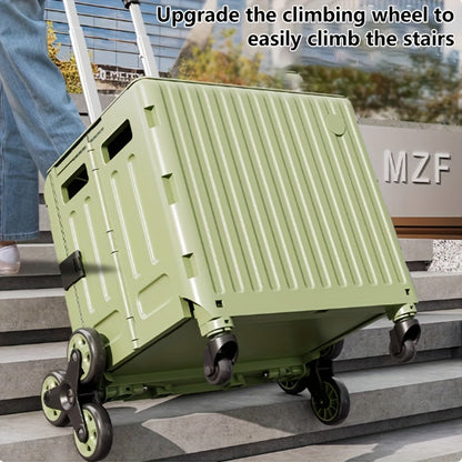 Camping Trolley Storage Cart with Lid
