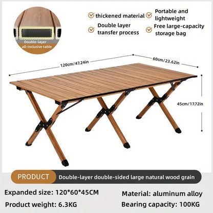 Unleashing the Magic of the Outdoor Double-sided Folding Table