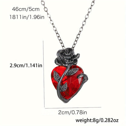Love Rose Necklace Elegant Gift