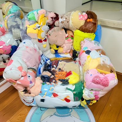 Transparent Sofa Toy Storage Seat Organizer