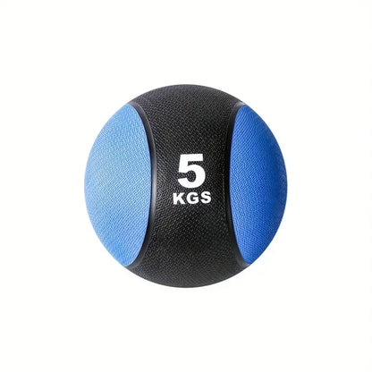 1pc 5kg Solid Rubber Medicine Ball - Gravity Ball for Fitness