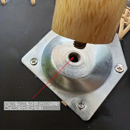 Understated elegance meets Nordic sensibilities in the Rattan Shell Table