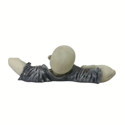 Swamp Zombie Figurine - Creepy Crawling Undead Resin Statue