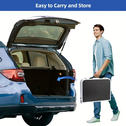 Folding Camping Table Adjustable Height