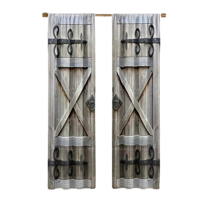 Waterproof Vintage Door Curtains with Timeless Appeal