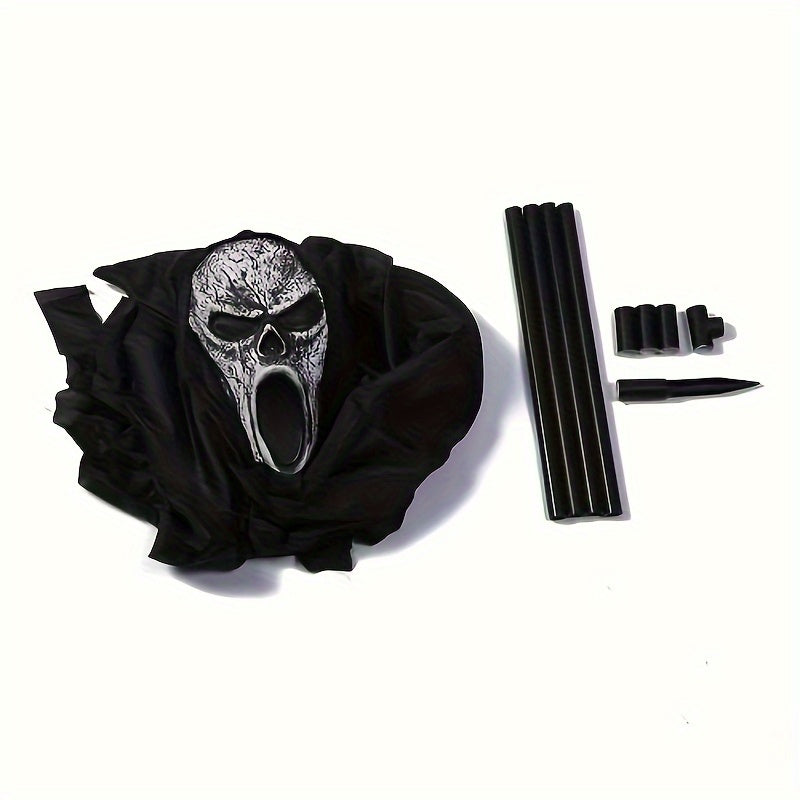 Halloween Scarecrow with Ghost Robe