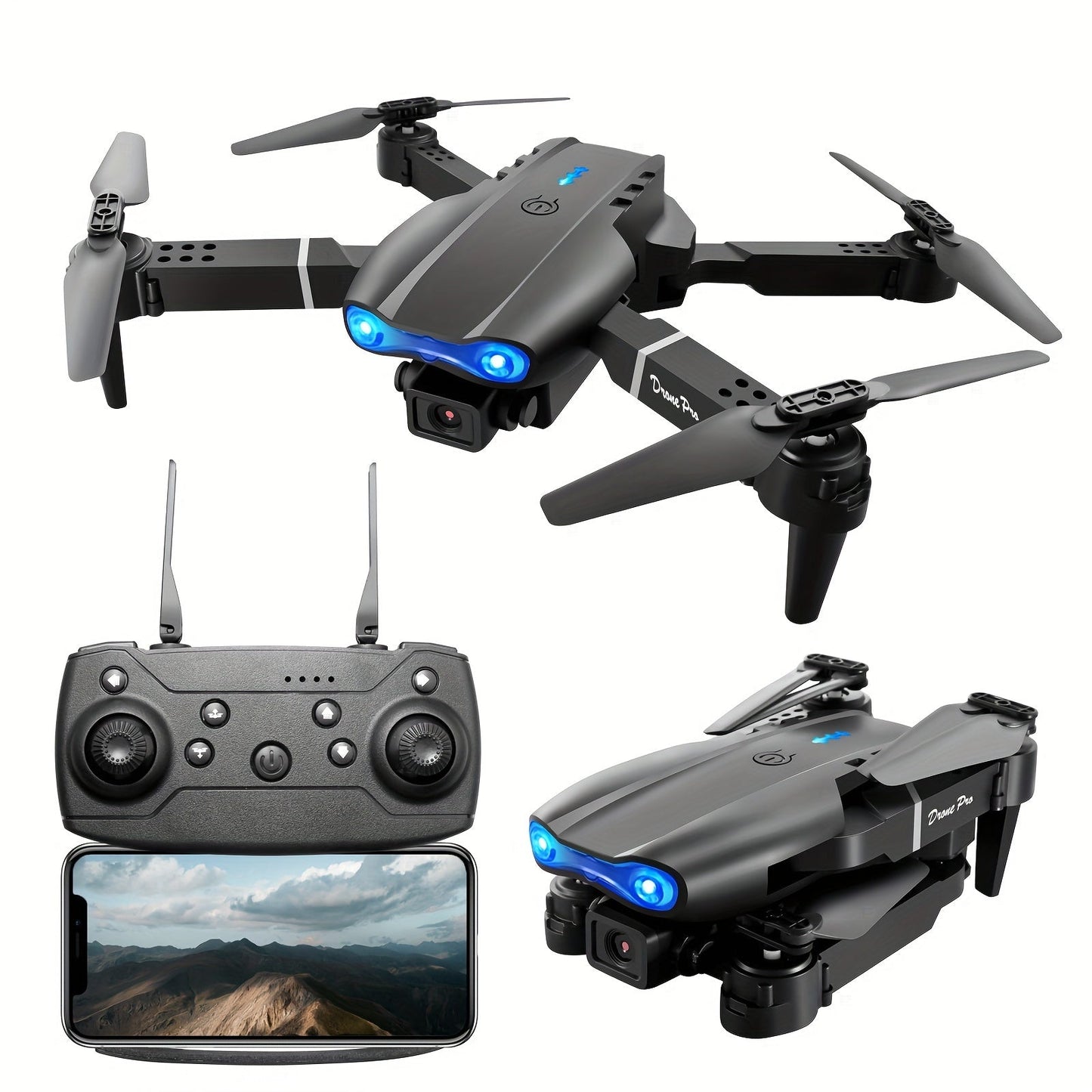 Dual Camera Foldable Quadcopter Drone