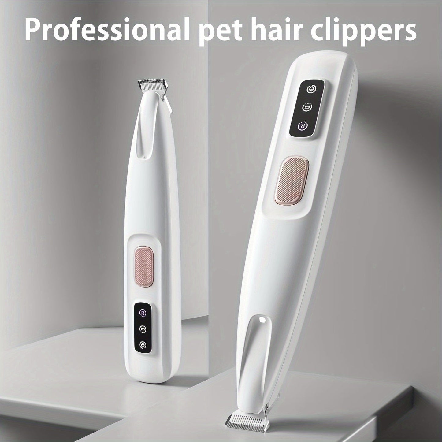 Pet Grooming Clippers with LED Light Support