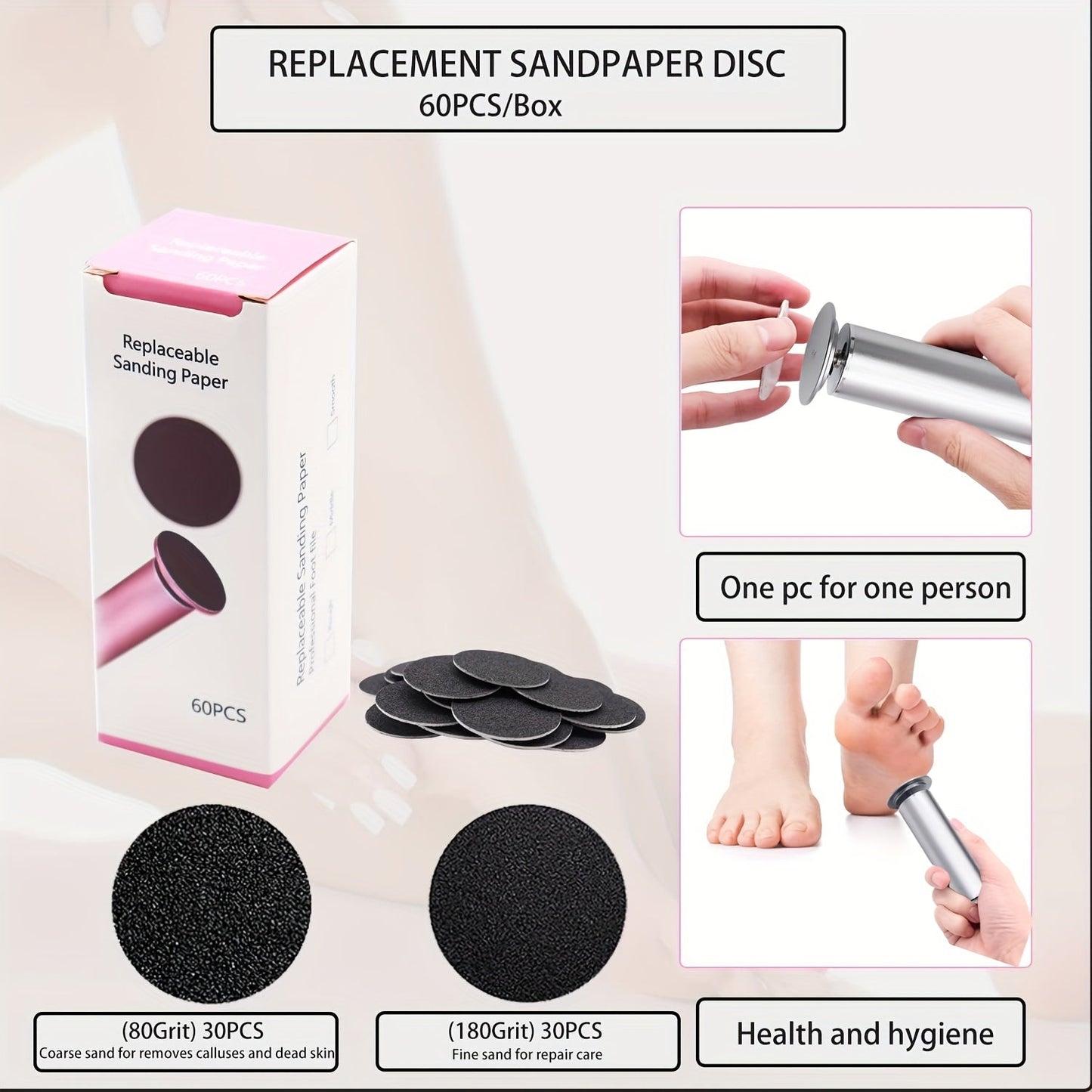 Electric Foot Callus Remover USB Smooth Skin Tool
