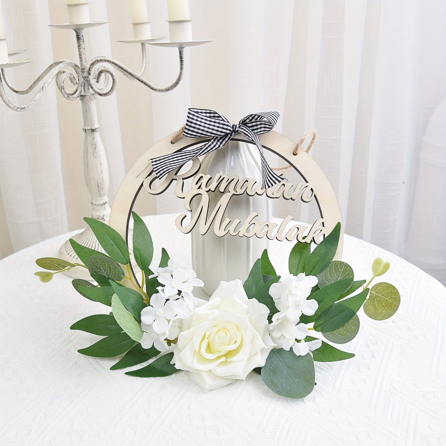 Art Deco Ramadan Wreath Door Decoration