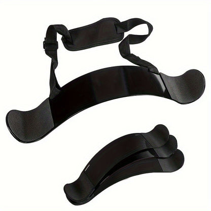 Arm Blaster for Biceps & Triceps - 24 Curl Support Board with Adjustable Belt(Black)
