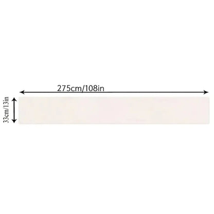 Eucalyptus Hearts & Leaves Printed Linen Table Runner(33.02*274.32cm)