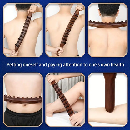 Double Row 20-Bead Massage Stick