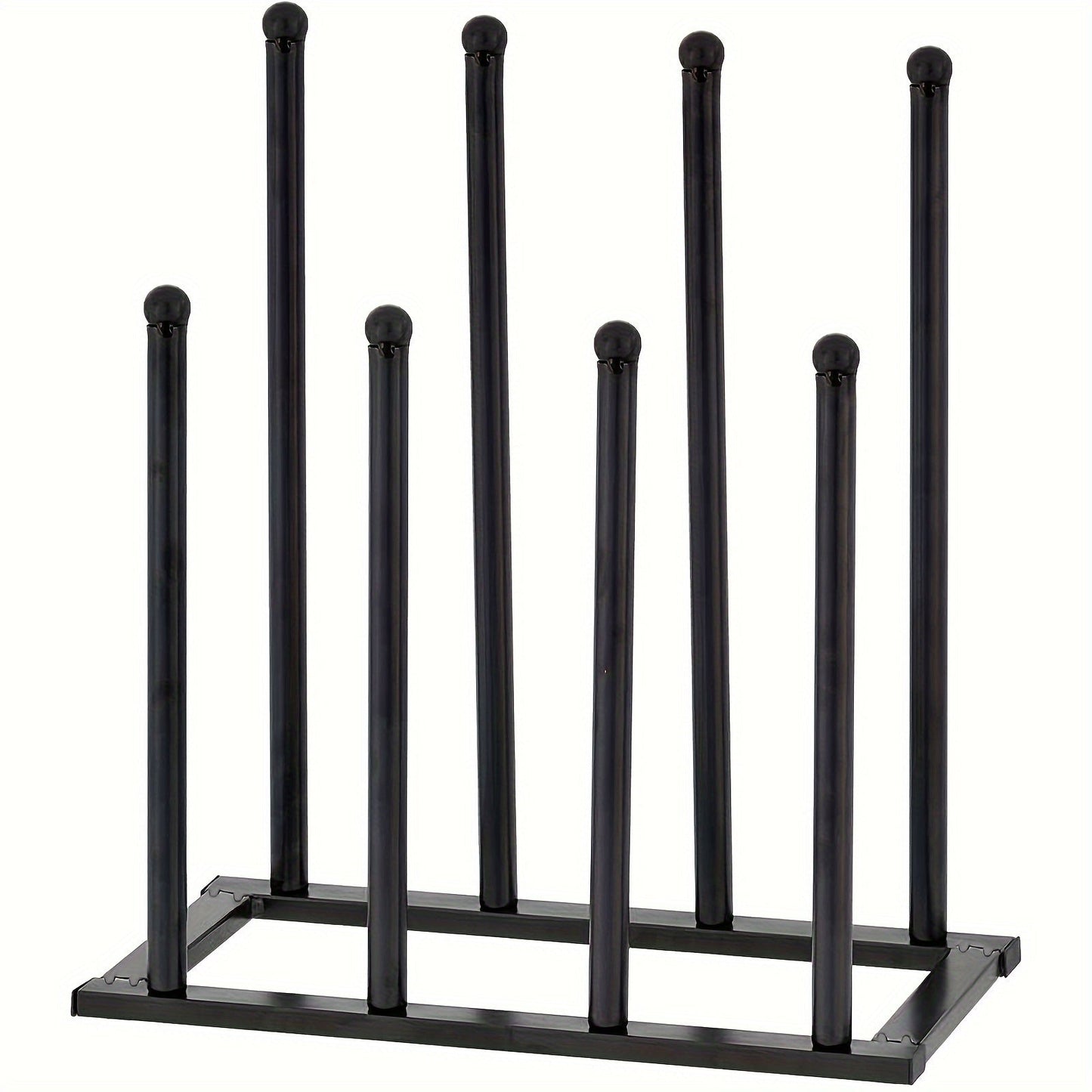 Black Metal Shoe Rack Organizer for Entryway
