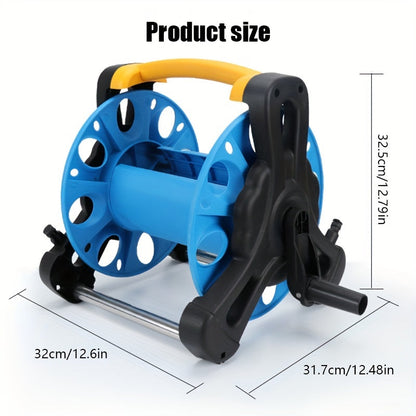Compact Garden Hose Stand with Adjustable Frame
