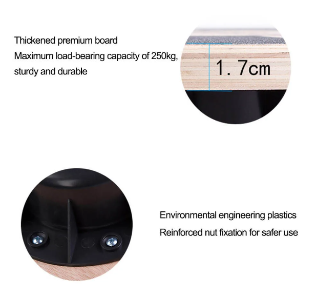 Multifunctional Wooden Wobble Balance Board