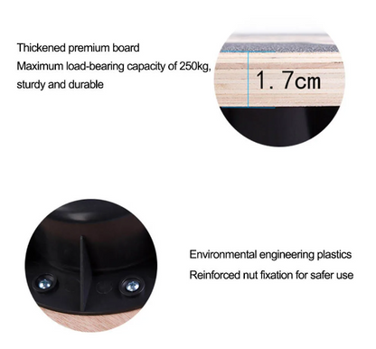Multifunctional Wooden Wobble Balance Board