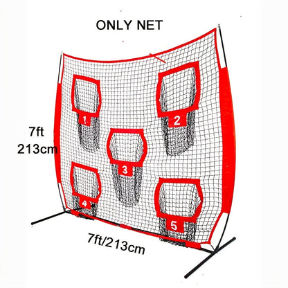 Football Outdoor Target Throwing Net with 5 Pockets