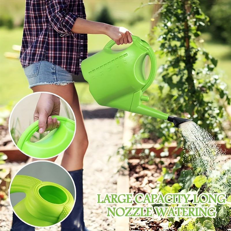 2-Gallon Garden Watering Can with Long Spout