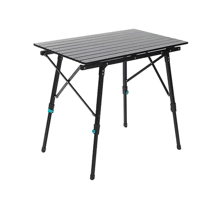 Adjustable Height Outdoor Aluminum Alloy Folding Table