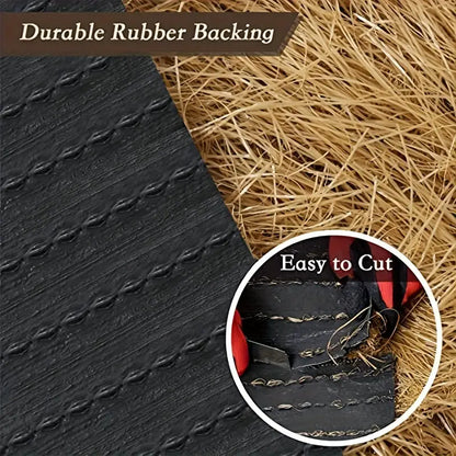 Artificial Thatch Plastic Thatch Roll - Mexican Palm Style - 100x100cm