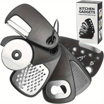 Kitchen Gadget Set Stainless Steel for RV & Camping (6pcs)