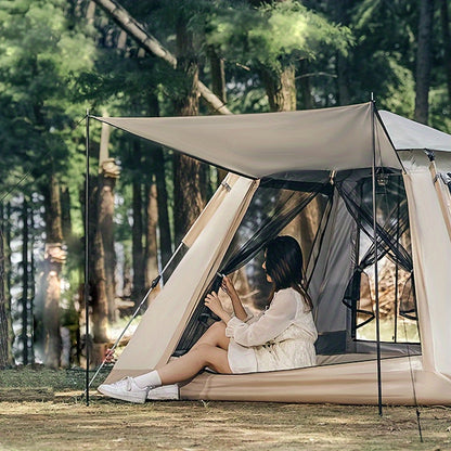 Portable Folding Camping Tent with Canopy (2-Person)