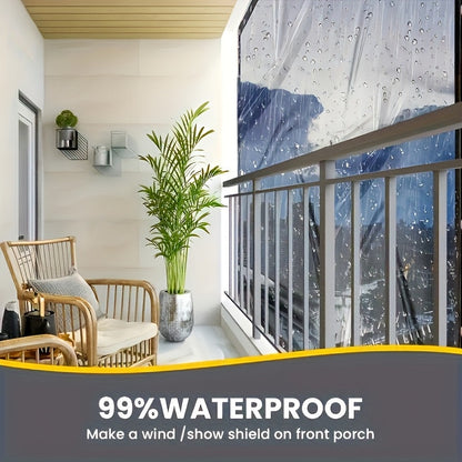 Transparent PVC Waterproof Tarpaulin for Outdoor Protection