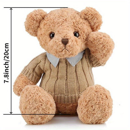 Teddy Bear Plush Doll with Birthday Hat