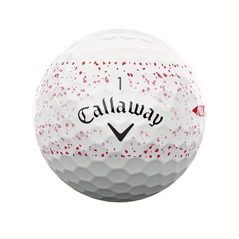 Splatter 360 Red Rubber Golf Balls (12pcs)