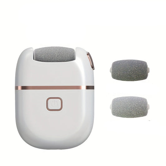 USB Rechargeable Electric Foot File with 3 Heads