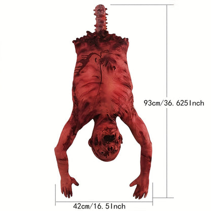 Half Body Latex Squeaky Skeleton - Hanging Decoration