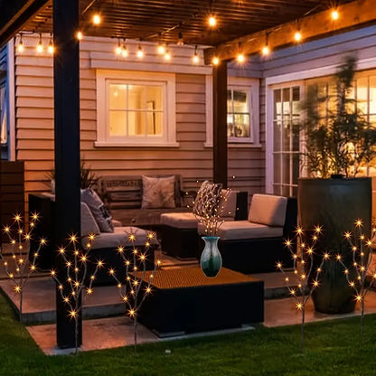 Enhance Your Celebrations with 1pc 20 LED Branch Lights | Battery-Powered Indoor Decoration Lights