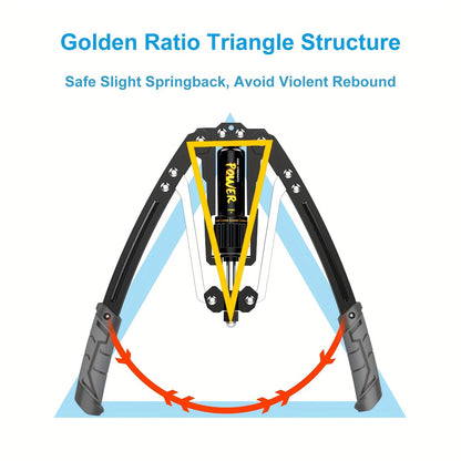 1pc Adjustable Arm Exerciser Chest Expander(Blue)