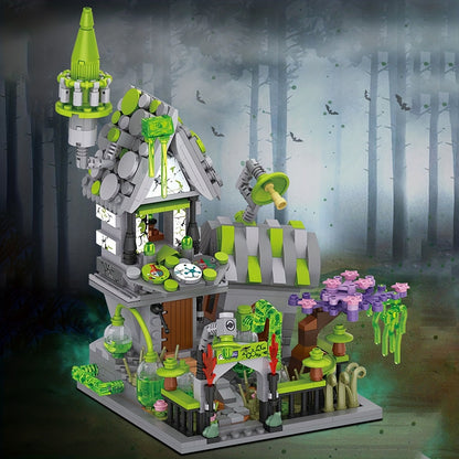 Halloween Wild Zombie Hut Mini Building Blocks
