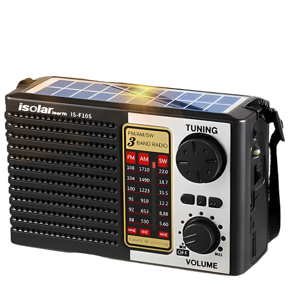 Solar Portable Radio with Digital Speaker