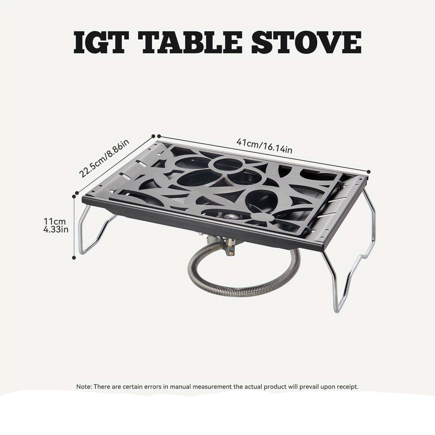 Camping Stove Portable Piezo Ignition