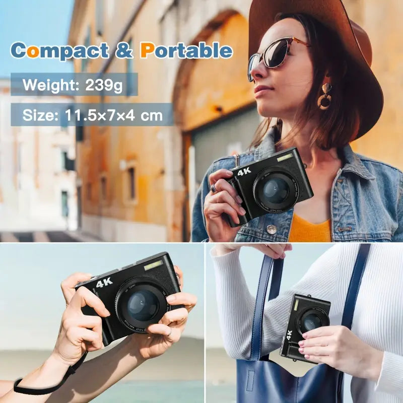 4K Digital Camera: Capture Every Detail in Stunning Clarity