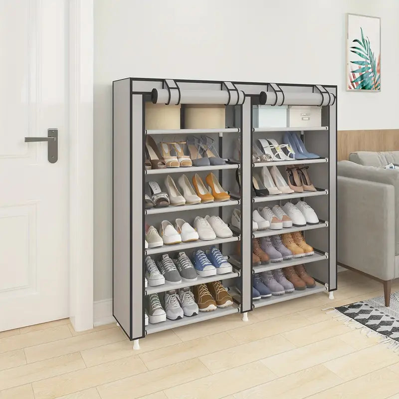 Keep your footwear collection in perfect order with this Free Standing Shoe Organizer