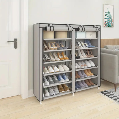 Keep your footwear collection in perfect order with this Free Standing Shoe Organizer
