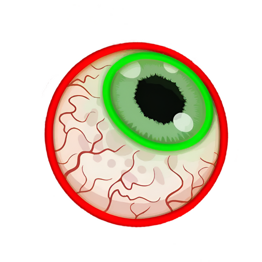 Eyeball Neon Sign - Wall-Mounted Light