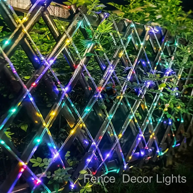 Twinkle Wonderland: Outdoor Christmas Solar Rope Lights