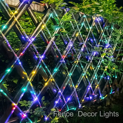Twinkle Wonderland: Outdoor Christmas Solar Rope Lights
