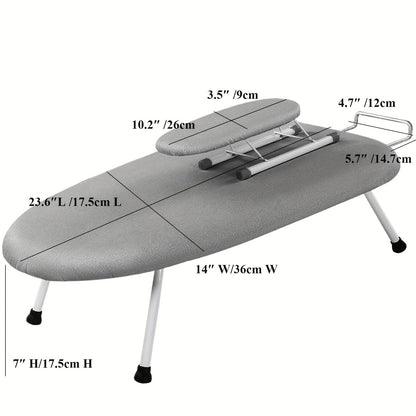 Tabletop Ironing Board with Folding Legs Set
