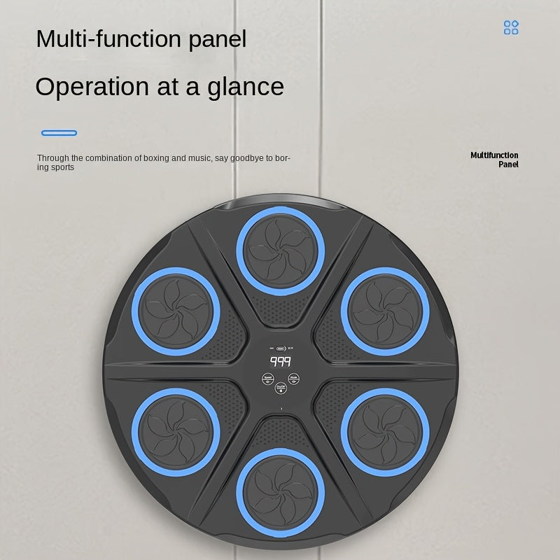 Smart Music Boxing Wall Trainer with Gloves
