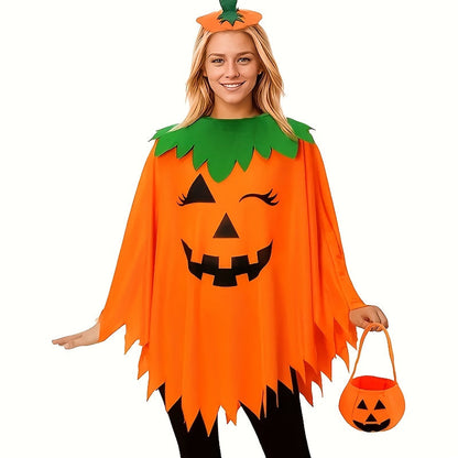 Pumpkin Costume Set Halloween Party Outfit