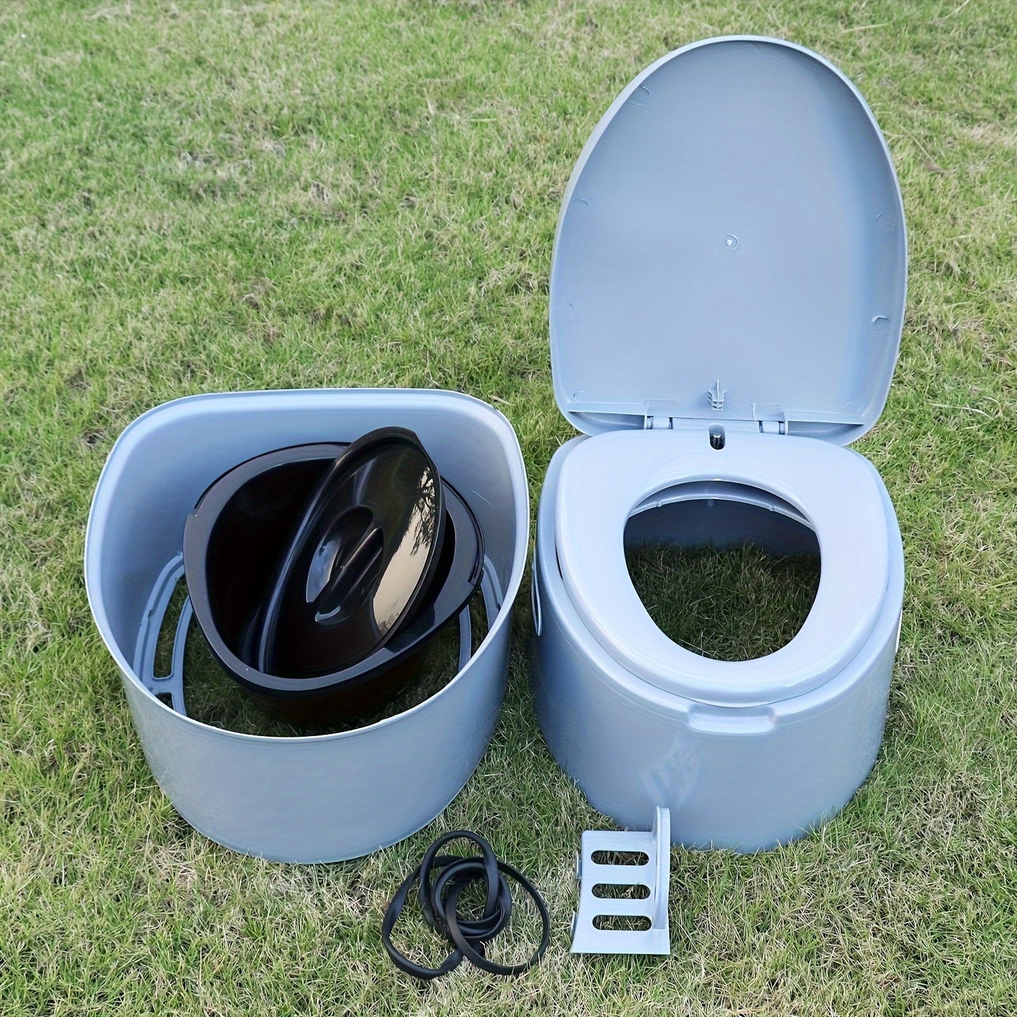 Compact Deluxe Portable Toilet for Camping & Travel